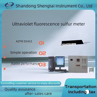 Ultraviolet Fluorescence Sulfur Meter Conforms To ASTM D5453 SH/T 0689-2000
