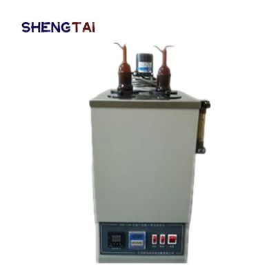 The jet fuel silver strip corrosion tester can perform four sets of experiments simultaneously.