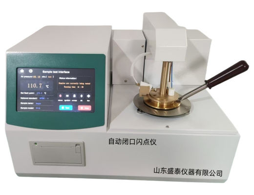 Fully Automatic Closed Flash Point Tester ASTM D93 Transformer Room Temp ～ 370 ℃