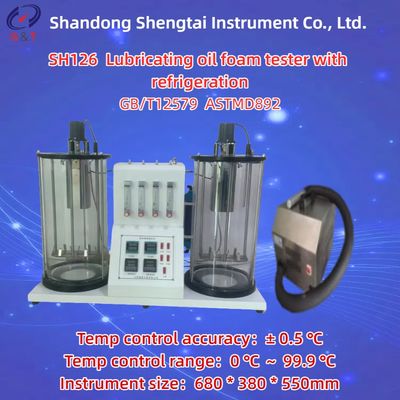 SH126 Industrial Closed Type Gear Oil Foam Tester Temp Control 24 ± 0.5 ℃ ASTMD892