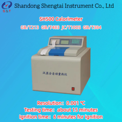 Fully Automatic Heavy Oil Calorimeter 30L Capacity 15 Min Test