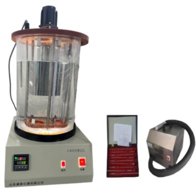 2 Holes Crude Oil Density Meter With Refrigeration 5℃-100℃ PT100 Sensor ASTM D1298