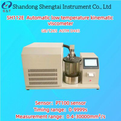 Automatic Low Temp Kinematic Viscometer -40℃ ～ 60℃ Measure 0.4-30000mm²/S ASTM D445