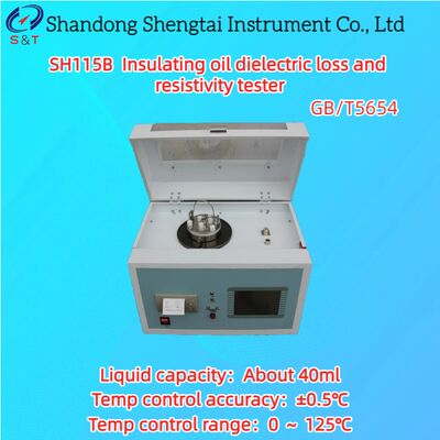 Insulating Oil Dielectric Loss And Resistivity Tester 0 ～ 125℃ Resistivity 0.001M GB/T5654