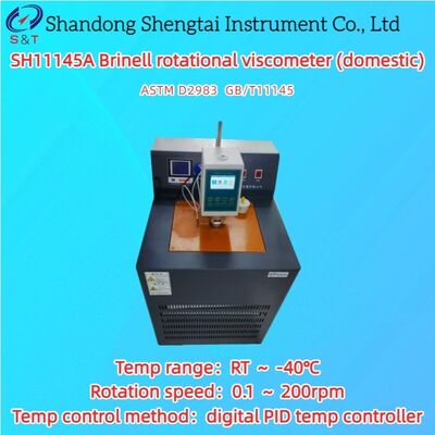 Brinell Rotational Viscometer RT ～ -40℃ Viscosity Range 1-6 Million Mpa.S ASTM D2983