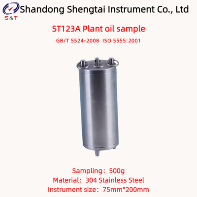 Plant Oil 304 Stainless Steel Sampler 2kg Tallow Sampling Polishing Treatment ISO 5555