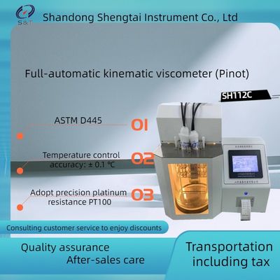 SH112C Automatic Kinematic Viscometer Equipped With 2 Sets Of Capillary Viscometers