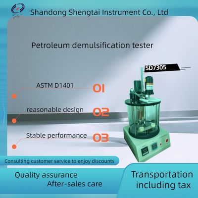 ASTM D1401 Petroleum Oils and Synthetic Fluids Demulsibility Characteristics Water Separability Tester SD7305