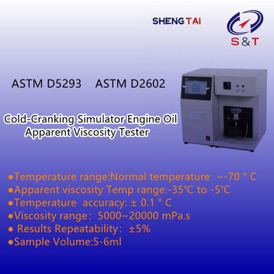 ASTM D5293 Lube Oil Testing Equipment Automatic Engine Oils Apparent Viscometer