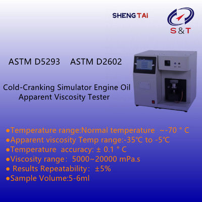 ASTM D5293 Lube Oil Testing Equipment Automatic Engine Oils Apparent Viscometer