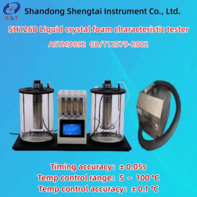 2 Samples Liquid Crystal Foam Characteristic Tester 5 ~ 100 ℃ 1000ml Measuring Cylinder ASTMD892