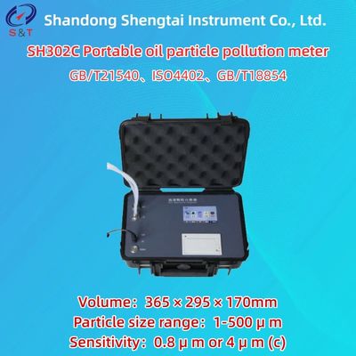 IP67 Portable Oil Particle Pollution Meter Offline Detection 5-60mL/Min ISO4406