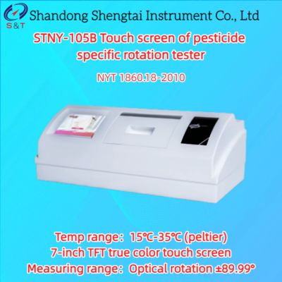 Testador de Rotação Óptica Específica para Pesticidas ±89.99° Controle de Temperatura Peltier NYT 1860.18