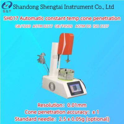 Penetração com cone a temperatura constante automática 0 - 700CPT Lama refratária ASTM D217