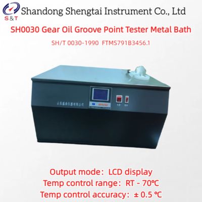 Testador de Ponto de Gotejamento de Óleo de Engrenagem RT - 70℃ Banho de Metal Visor LCD ± 0.5 ℃ FTMS791B3456.1
