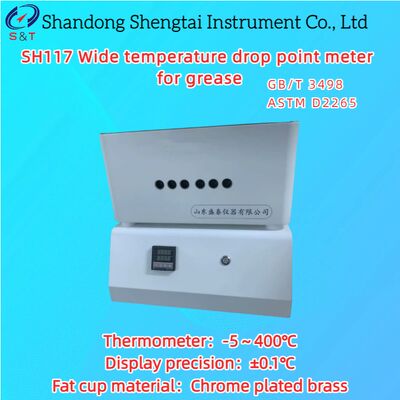 6 buracos Medidor de ponto de queda de temperatura larga para a graxa RT 400°C Banho de metal ASTM D2265