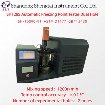 Testador Automático de Ponto de Congelamento com Furos Duplos -70℃ ～ +30 ℃ Agitação 1200rpm ASTM D1177