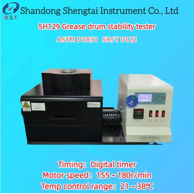 2 Unidade de trabalho Teste de estabilidade do tambor de graxa 21 ̊38°C PT100 Sensor temporizador digital ASTM D1831