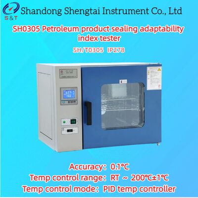 Testador de Índice de Adaptabilidade de Vedação de Óleo Hidráulico RT ~ 200°C±1°C Controlador de Temperatura PID SH/T 0305