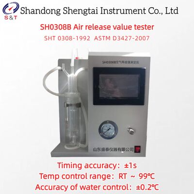 Teste de valor de liberação de ar RT  99°C 7-Inch Touch Screen Timing 0 - 99min ASTM D3427