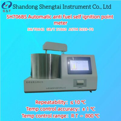 Medidor automático do ponto de auto-ignição anti-combustível