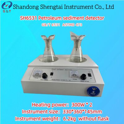 Detector de sedimentos de petróleo aquecimento 300W * 2 método de extração duplo tipo ASTM D473