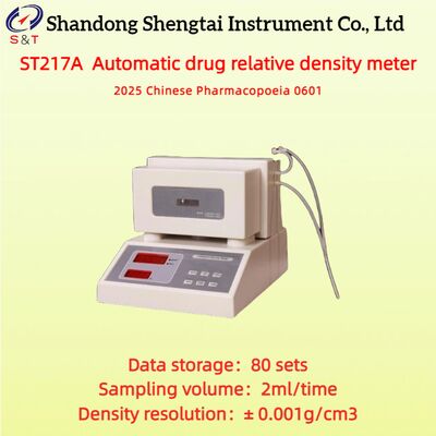 Automatic Drug Relative Density Meter 0.001 ～ 1.999g/Cm3 Sample 2ml/Time ST217A