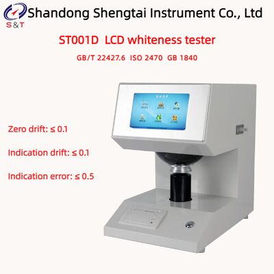 Flour LCD Whiteness Tester ISO Brightness D65 Illuminant Lighting ISO 2470