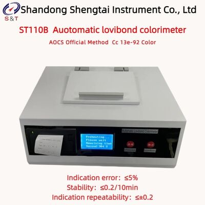 Óleo de colza com ligação automática de amor Colorímetro Estabilidade ≤ 0,2/10min Cc 13e-92 Cor