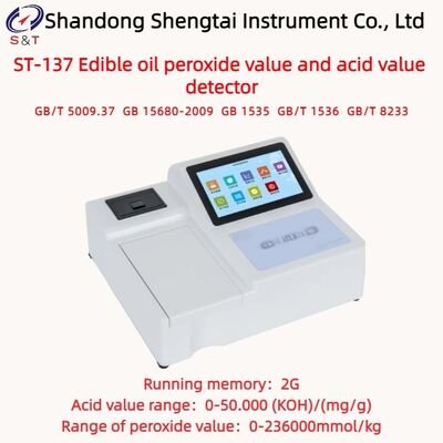 Edible Oil Peroxide Value And Acid Value Detector Acid 0-50.000 (KOH)/(Mg/G) GB/T5009.37