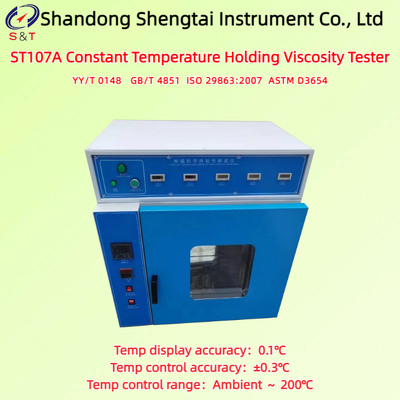 Analisador de viscosidade com temperatura constante Ambiente     200°C EGO Cortar a potência sob pressão ASTM D3654