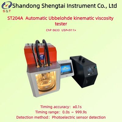 Analisador de Viscosidade Cinemática Auto Ubbelohde Medição 0,6 ~ 1000 Mm²/S USP<911>
