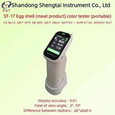 Analisador de cor de produtos de casca de ovo e carne Ângulo de campo de visão 2° 10° ASTM E1164