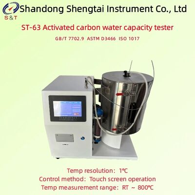 ST-63 JIS K1474 Tester de ponto de ignição de carbono ativado para exportação de dados de ensaio